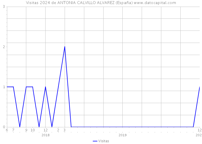 Visitas 2024 de ANTONIA CALVILLO ALVAREZ (España) 