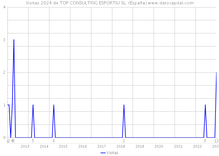 Visitas 2024 de TOP CONSULTING ESPORTIU SL. (España) 