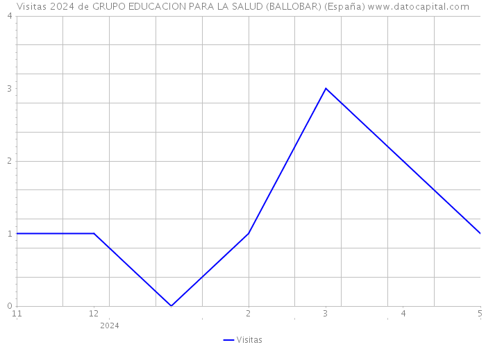 Visitas 2024 de GRUPO EDUCACION PARA LA SALUD (BALLOBAR) (España) 