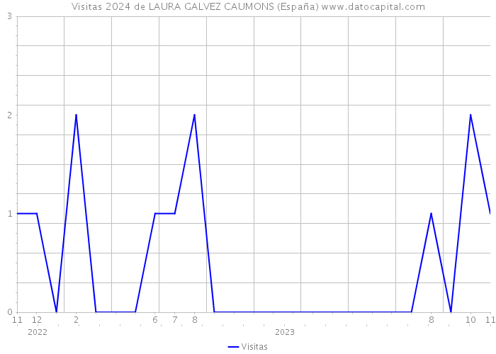 Visitas 2024 de LAURA GALVEZ CAUMONS (España) 