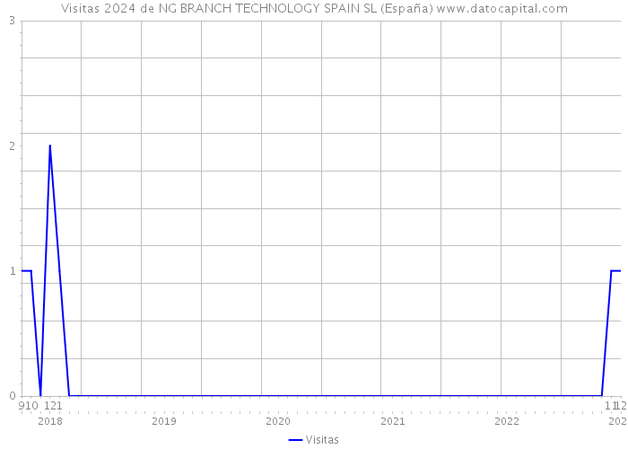 Visitas 2024 de NG BRANCH TECHNOLOGY SPAIN SL (España) 