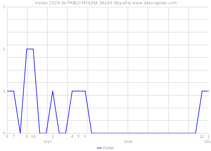 Visitas 2024 de PABLO MOLINA SALAS (España) 