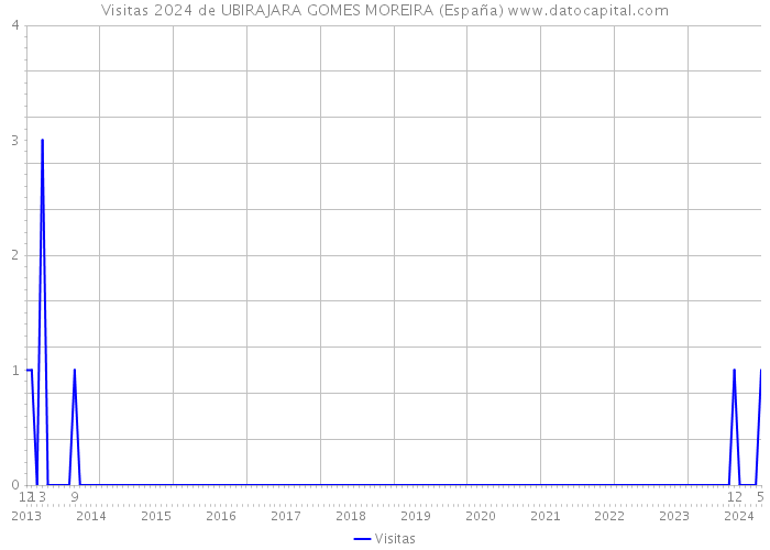 Visitas 2024 de UBIRAJARA GOMES MOREIRA (España) 
