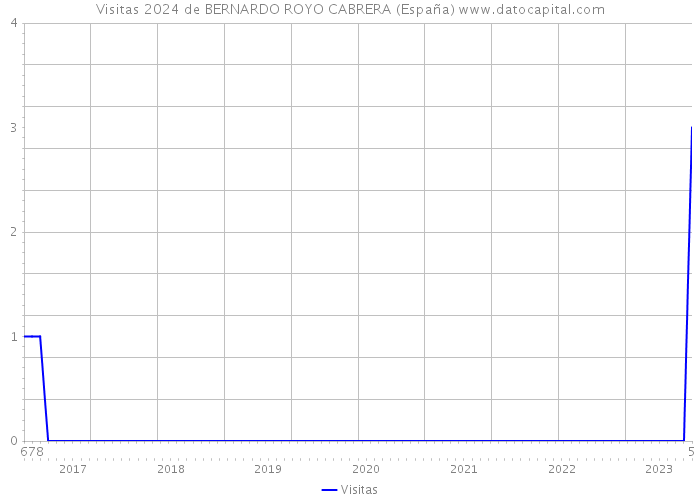Visitas 2024 de BERNARDO ROYO CABRERA (España) 