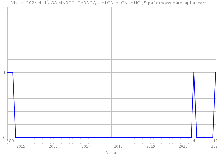 Visitas 2024 de IÑIGO MARCO-GARDOQUI ALCALA-GALIANO (España) 