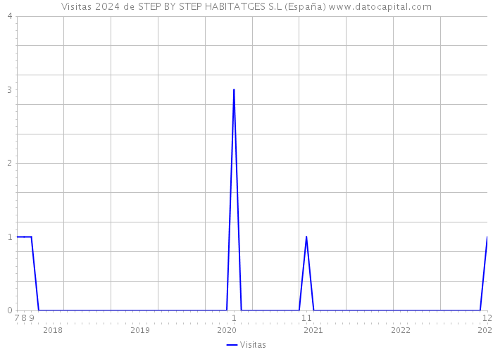Visitas 2024 de STEP BY STEP HABITATGES S.L (España) 