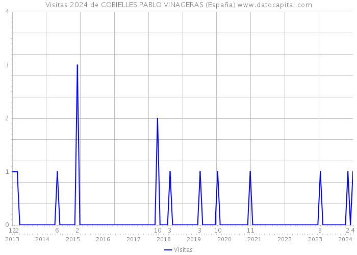 Visitas 2024 de COBIELLES PABLO VINAGERAS (España) 