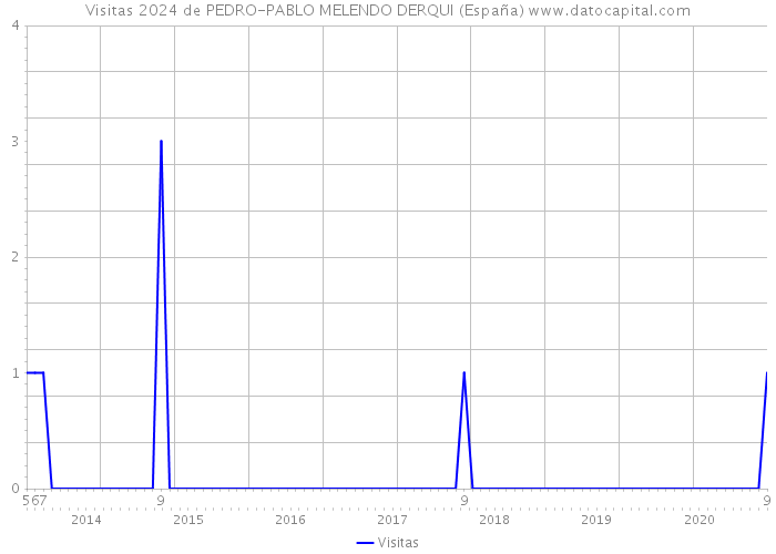 Visitas 2024 de PEDRO-PABLO MELENDO DERQUI (España) 