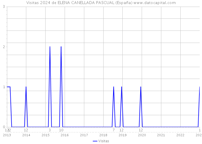 Visitas 2024 de ELENA CANELLADA PASCUAL (España) 