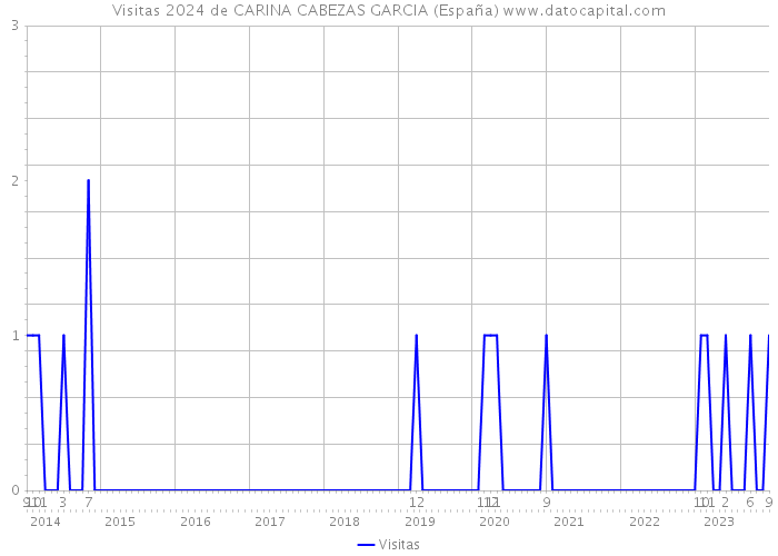 Visitas 2024 de CARINA CABEZAS GARCIA (España) 