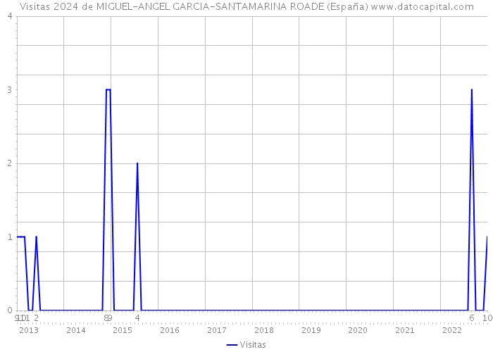 Visitas 2024 de MIGUEL-ANGEL GARCIA-SANTAMARINA ROADE (España) 