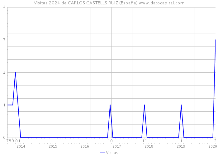 Visitas 2024 de CARLOS CASTELLS RUIZ (España) 