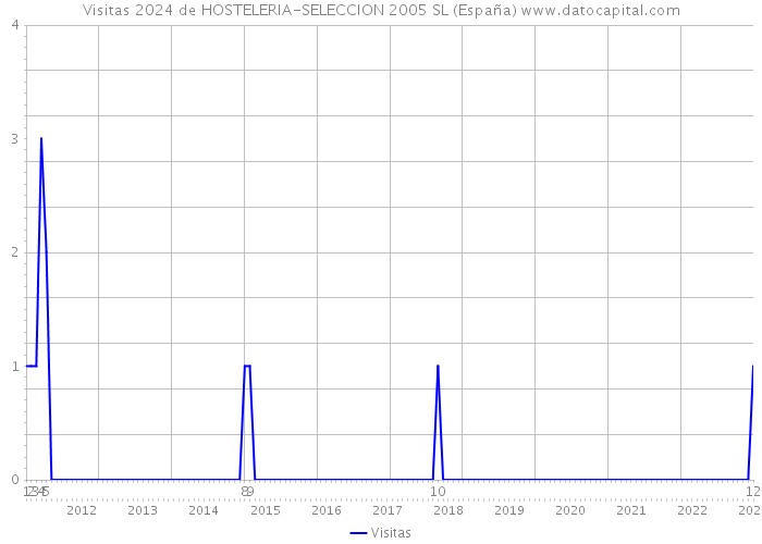 Visitas 2024 de HOSTELERIA-SELECCION 2005 SL (España) 