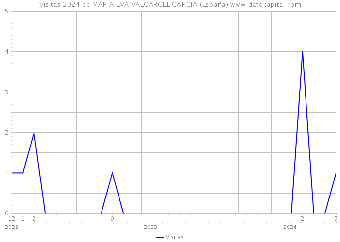 Visitas 2024 de MARIA EVA VALCARCEL GARCIA (España) 