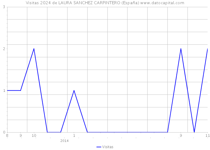 Visitas 2024 de LAURA SANCHEZ CARPINTERO (España) 