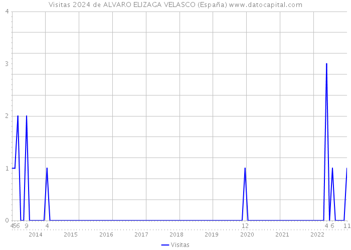 Visitas 2024 de ALVARO ELIZAGA VELASCO (España) 