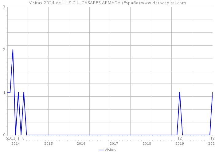 Visitas 2024 de LUIS GIL-CASARES ARMADA (España) 