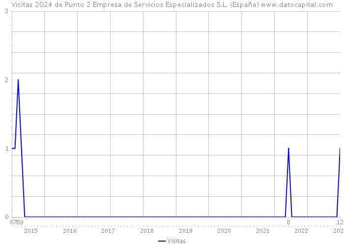 Visitas 2024 de Punto 2 Empresa de Servicios Especializados S.L. (España) 