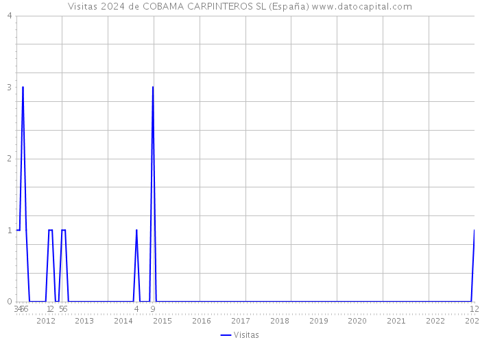 Visitas 2024 de COBAMA CARPINTEROS SL (España) 