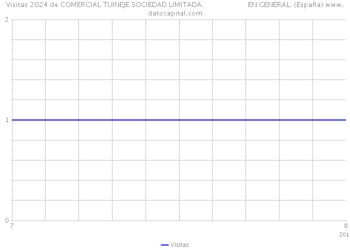 Visitas 2024 de COMERCIAL TUINEJE SOCIEDAD LIMITADA. EN GENERAL. (España) 