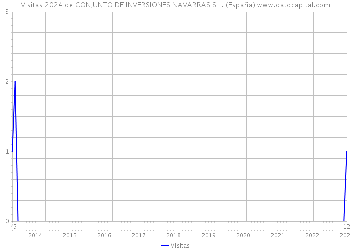 Visitas 2024 de CONJUNTO DE INVERSIONES NAVARRAS S.L. (España) 
