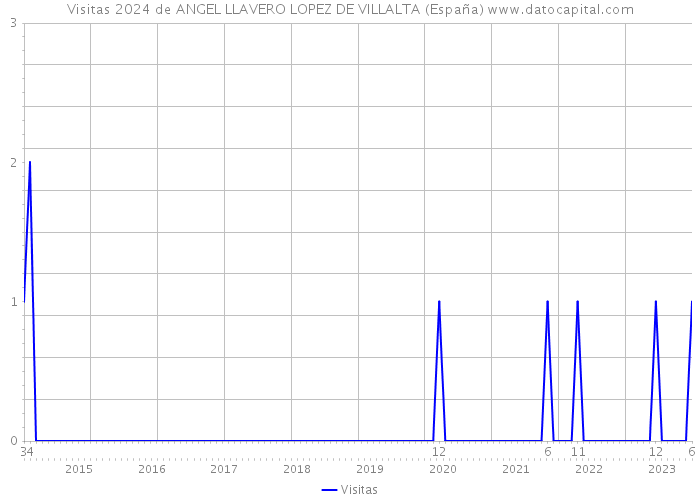 Visitas 2024 de ANGEL LLAVERO LOPEZ DE VILLALTA (España) 