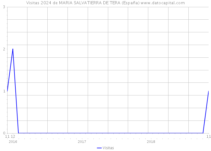 Visitas 2024 de MARIA SALVATIERRA DE TERA (España) 