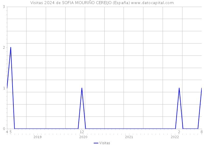 Visitas 2024 de SOFIA MOURIÑO CEREIJO (España) 