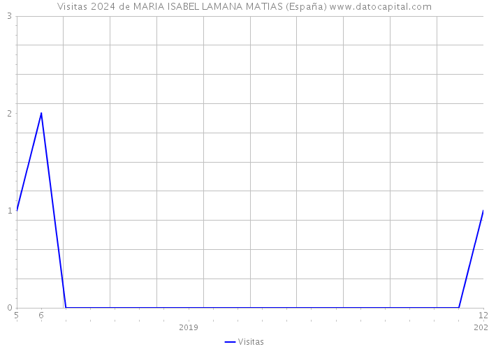 Visitas 2024 de MARIA ISABEL LAMANA MATIAS (España) 
