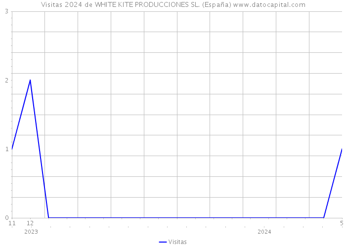Visitas 2024 de WHITE KITE PRODUCCIONES SL. (España) 