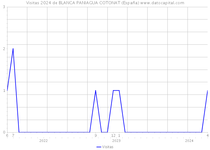 Visitas 2024 de BLANCA PANIAGUA COTONAT (España) 