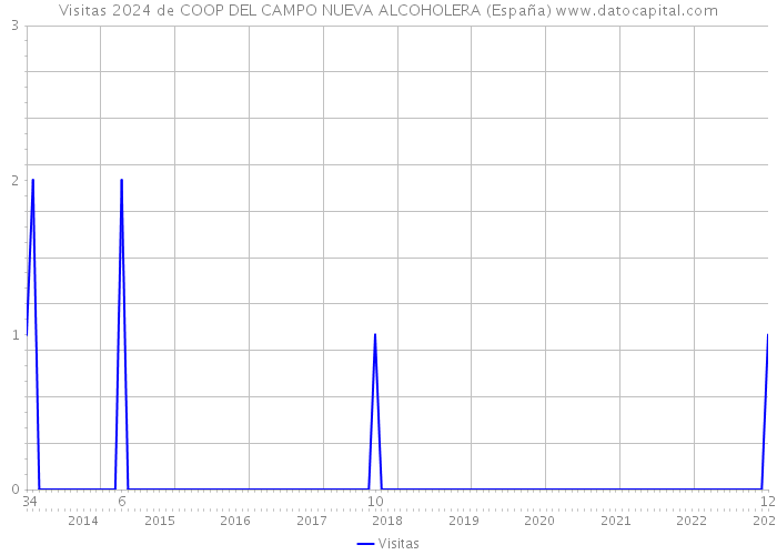 Visitas 2024 de COOP DEL CAMPO NUEVA ALCOHOLERA (España) 