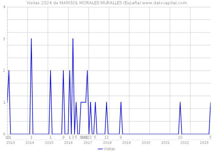 Visitas 2024 de MARISOL MORALES MURALLES (España) 