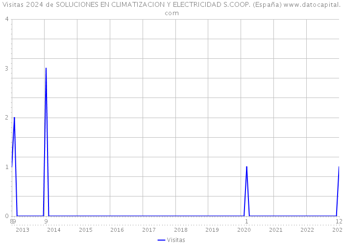 Visitas 2024 de SOLUCIONES EN CLIMATIZACION Y ELECTRICIDAD S.COOP. (España) 