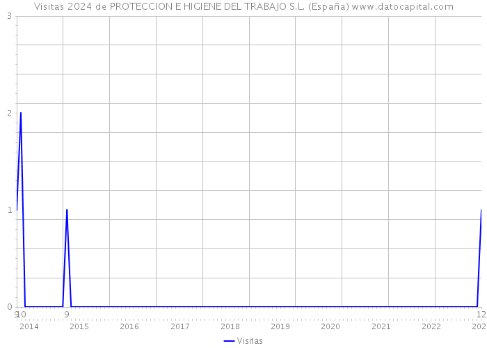 Visitas 2024 de PROTECCION E HIGIENE DEL TRABAJO S.L. (España) 