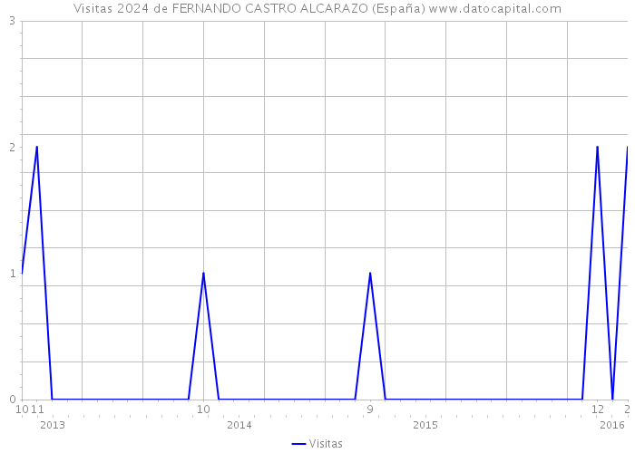 Visitas 2024 de FERNANDO CASTRO ALCARAZO (España) 