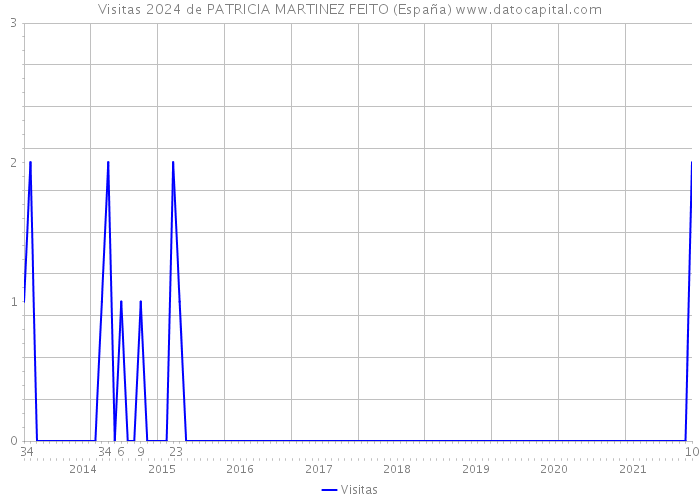 Visitas 2024 de PATRICIA MARTINEZ FEITO (España) 