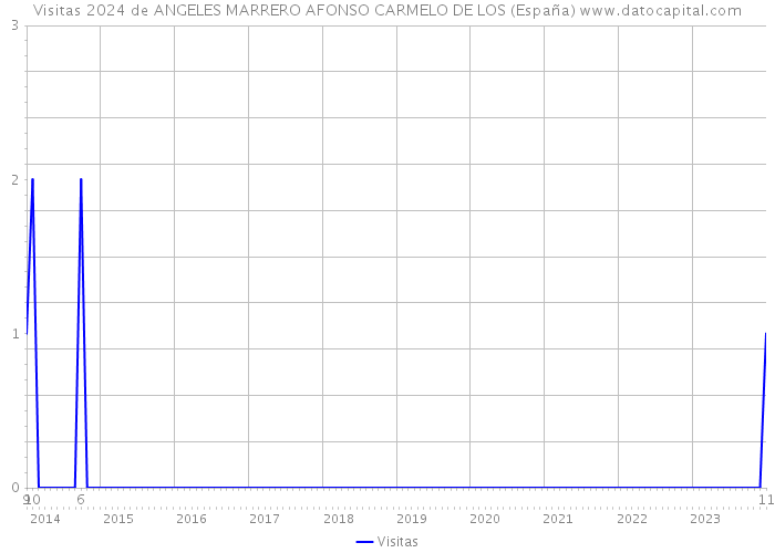 Visitas 2024 de ANGELES MARRERO AFONSO CARMELO DE LOS (España) 