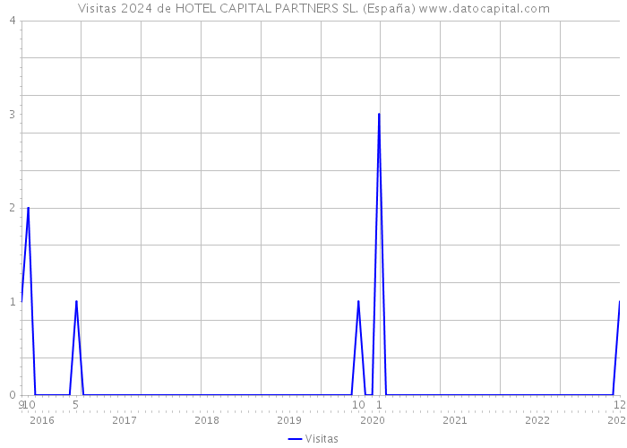 Visitas 2024 de HOTEL CAPITAL PARTNERS SL. (España) 