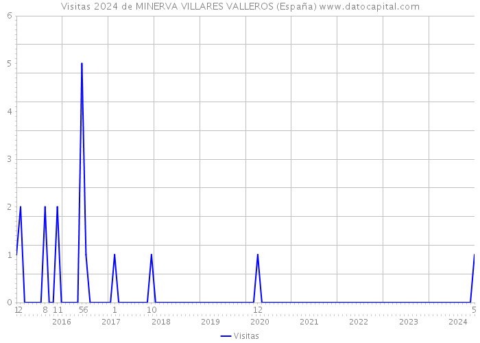 Visitas 2024 de MINERVA VILLARES VALLEROS (España) 