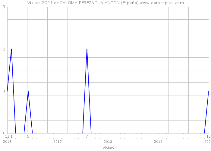 Visitas 2024 de PALOMA PEREZAGUA ANTON (España) 