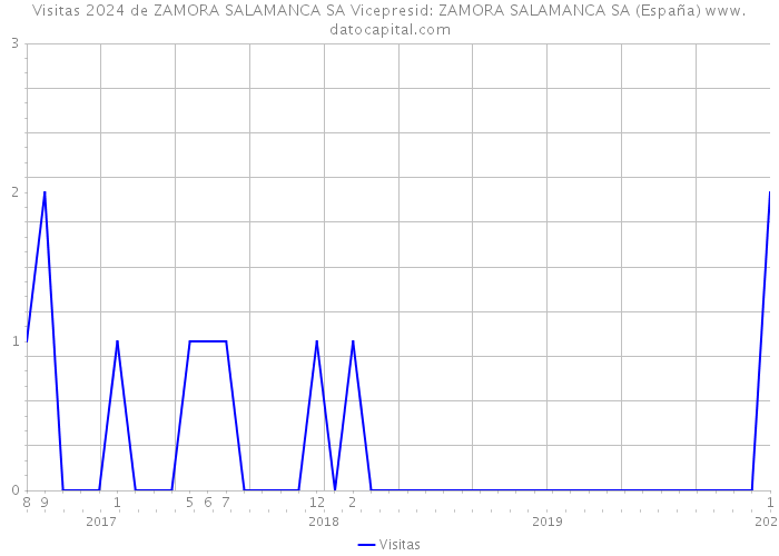 Visitas 2024 de ZAMORA SALAMANCA SA Vicepresid: ZAMORA SALAMANCA SA (España) 