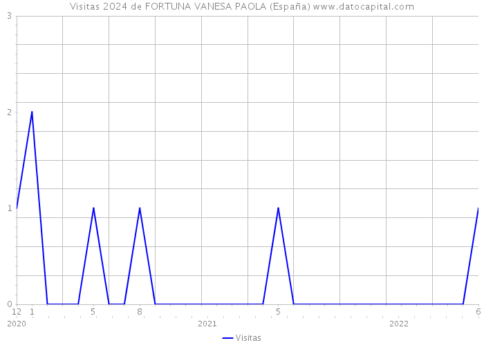 Visitas 2024 de FORTUNA VANESA PAOLA (España) 