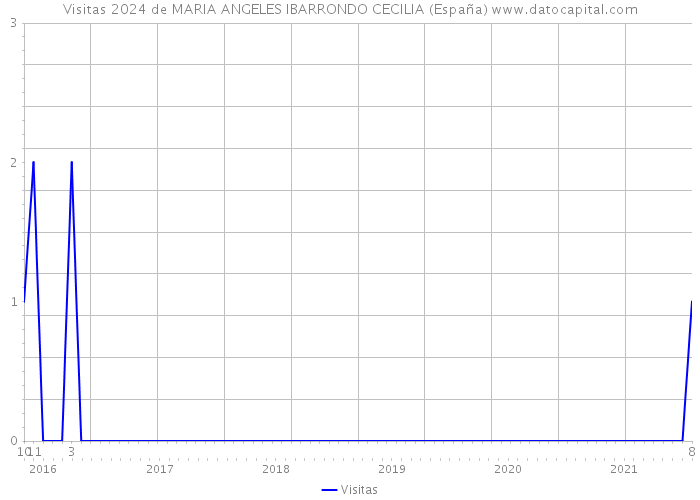 Visitas 2024 de MARIA ANGELES IBARRONDO CECILIA (España) 
