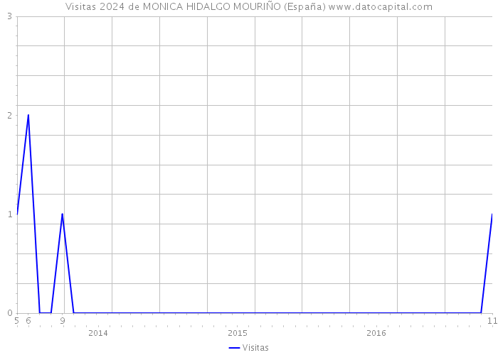 Visitas 2024 de MONICA HIDALGO MOURIÑO (España) 