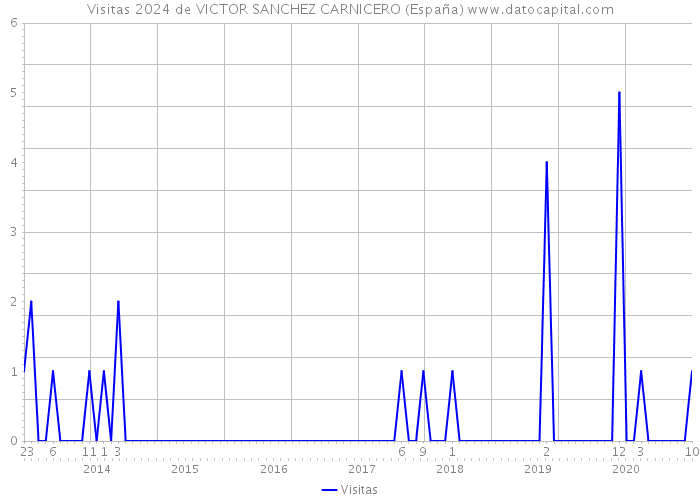 Visitas 2024 de VICTOR SANCHEZ CARNICERO (España) 