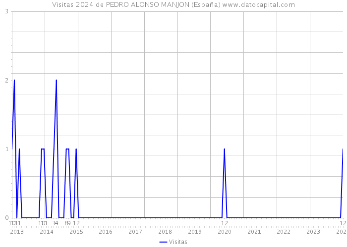 Visitas 2024 de PEDRO ALONSO MANJON (España) 