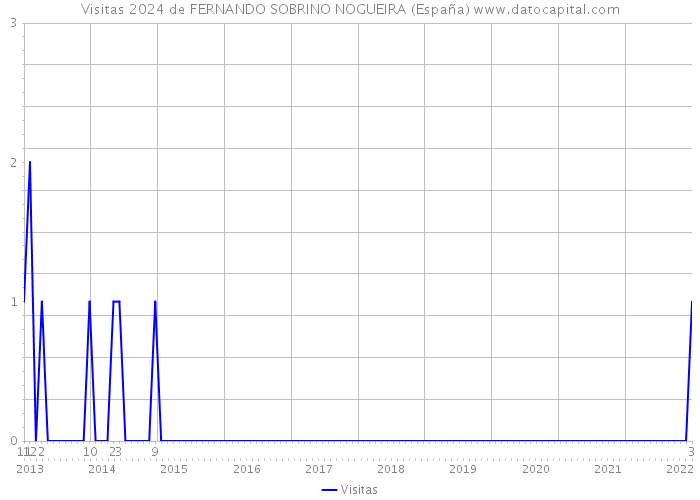 Visitas 2024 de FERNANDO SOBRINO NOGUEIRA (España) 