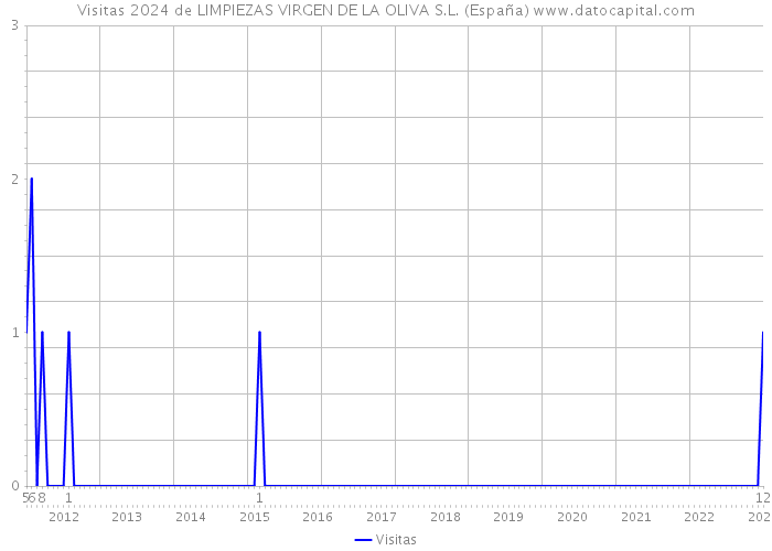 Visitas 2024 de LIMPIEZAS VIRGEN DE LA OLIVA S.L. (España) 