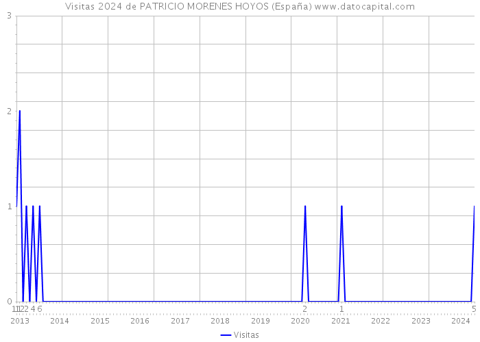Visitas 2024 de PATRICIO MORENES HOYOS (España) 